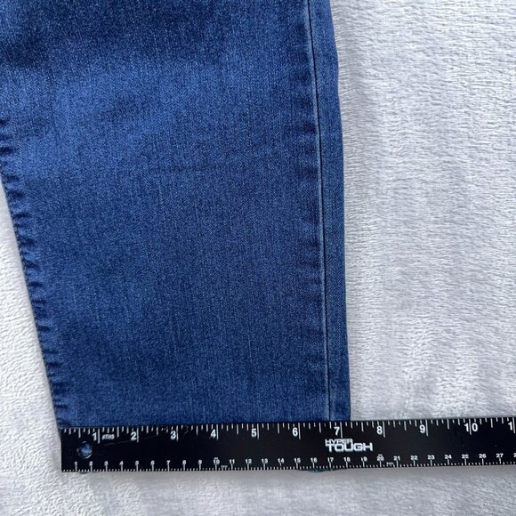 Code Bleu Chelsea Classic Straight Leg Jeans Women's Size 10 Medium Wash Blue - Picture 14 of 16